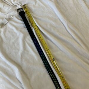 Black Belt with Colorful Studs